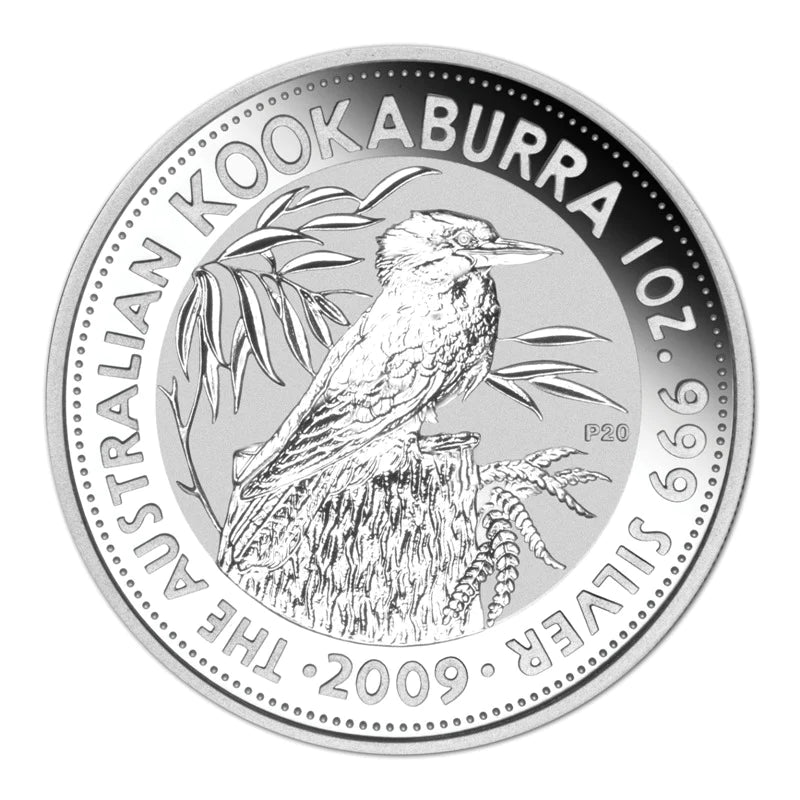 2009 $1 Australian Kookaburra 20th Edition 1oz Silver BU 20 Coin Set