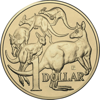 2018 $1 ANDA Perth Mob of Roos 'P' Privy Mark Uncirculated Coin