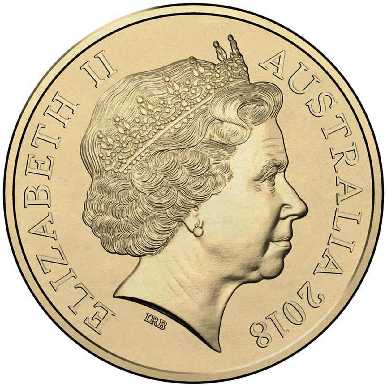 2018 $1 ANDA Perth Mob of Roos 'P' Privy Mark Uncirculated Coin