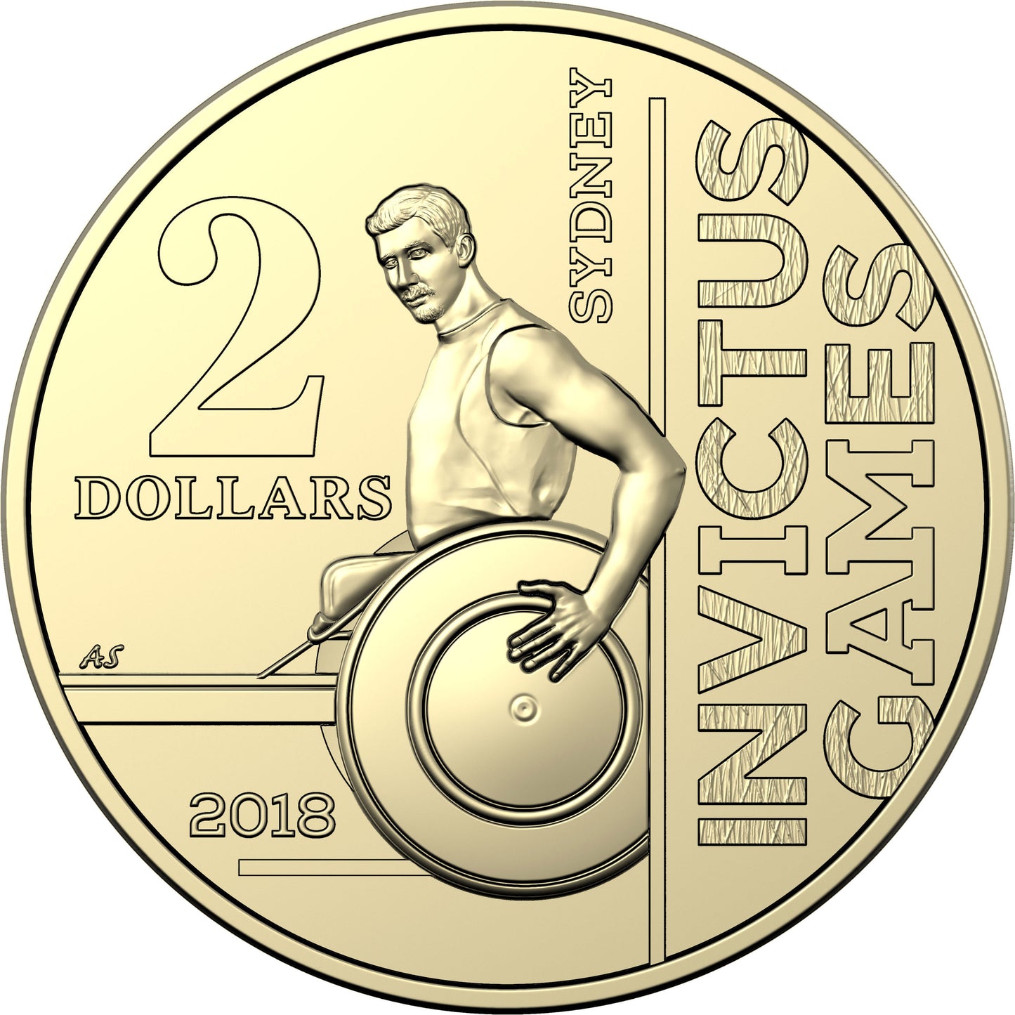 2018 $2 Invictus Games Uncirculated Mint Roll
