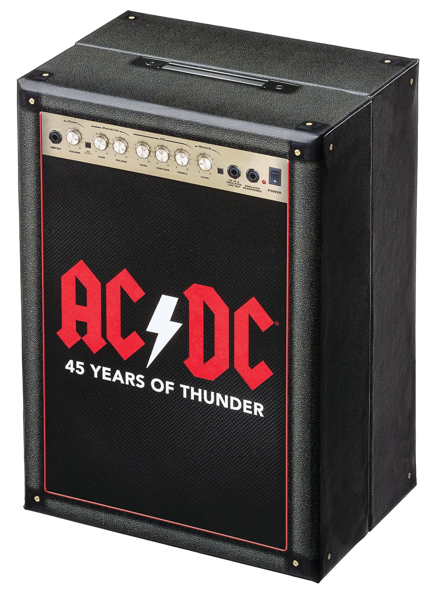 2018 $5 AC/DC 45 Years of Thunder Silver Coloured Proof Triangular Coin with Guitar Pick Set