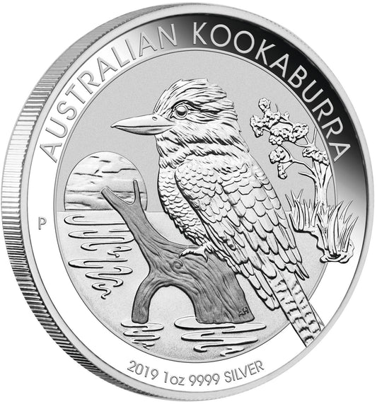 2019 $1 The Australian Kookaburra 1oz Silver BU Coin