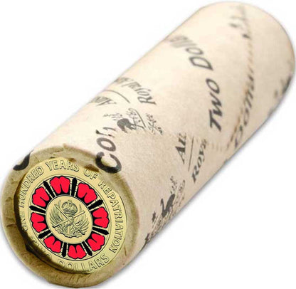 2019 $2 One Hundred Years of Repatriation Coloured Uncirculated Mint Roll