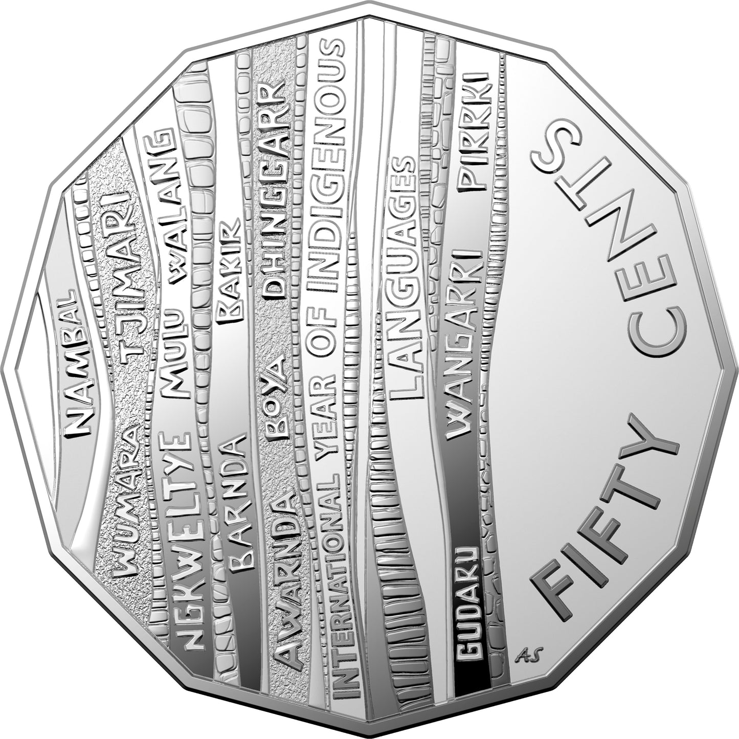 2019 50c AIATSIS International Year of Indigenous Languages Uncirculated Coin