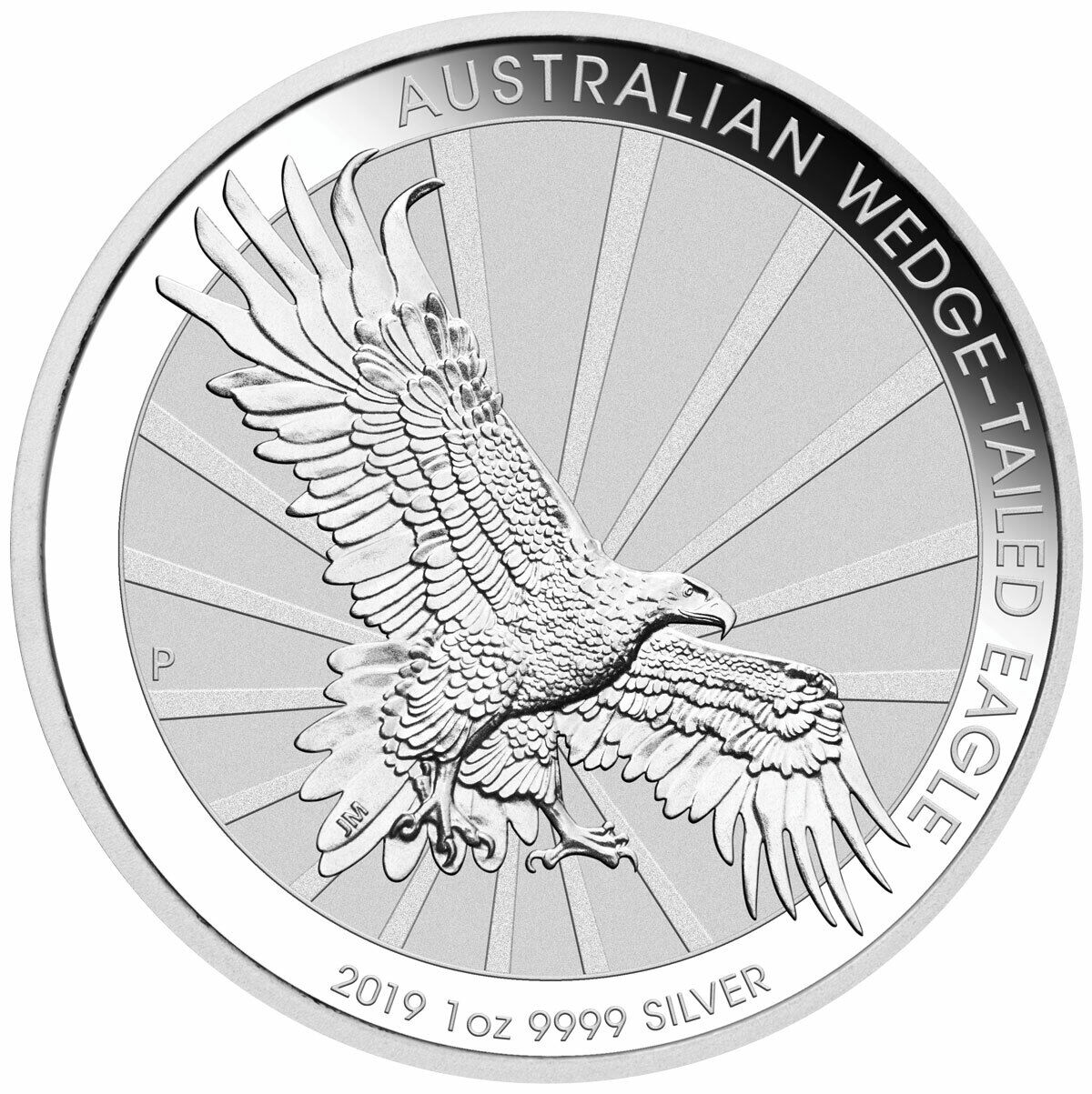 2019 $1 Australian Wedge-Tailed Eagle 1oz Silver BU Coin