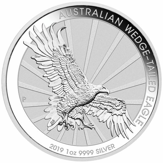 2019 $1 Australian Wedge-Tailed Eagle 1oz Silver BU Coin