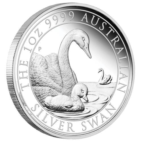 2019 $1 Australian Silver Swan 1oz Silver BU Coin
