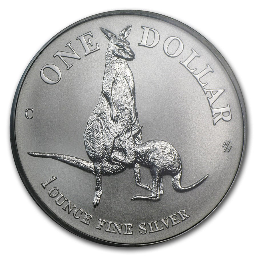 1996 $1 Kangaroo 1oz Silver Uncirculated Coin