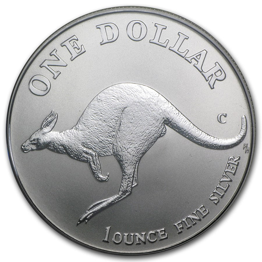 1998 $1 Kangaroo 1oz Silver Uncirculated Coin