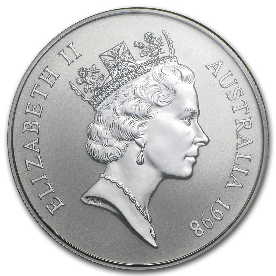 1998 $1 Kangaroo 1oz Silver Uncirculated Coin