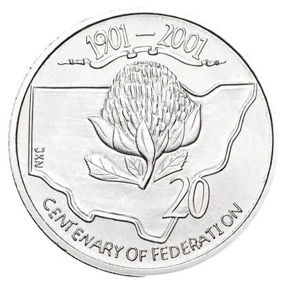 1966-2001 20c Complete Uncirculated 14 Coin Type Collection