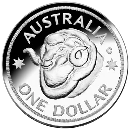 2011 $1 Ram's Head 'C' Mintmark Silver Proof Coin