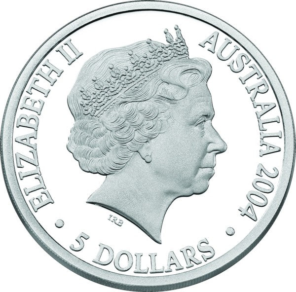 2004 $5 Sydney To Athens Silver Proof Coin