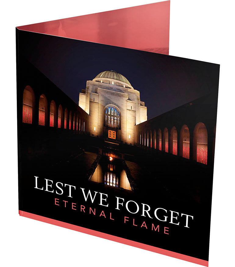 2018 $2 Lest We Forget Eternal Flame 'C' Mintmark Coloured Uncirculated Coin