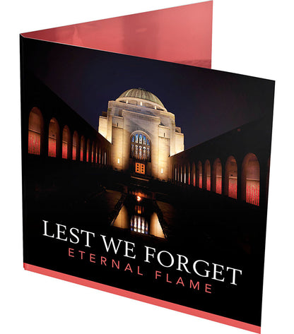 2018 $2 Lest We Forget Eternal Flame 'C' Mintmark Coloured Uncirculated Coin