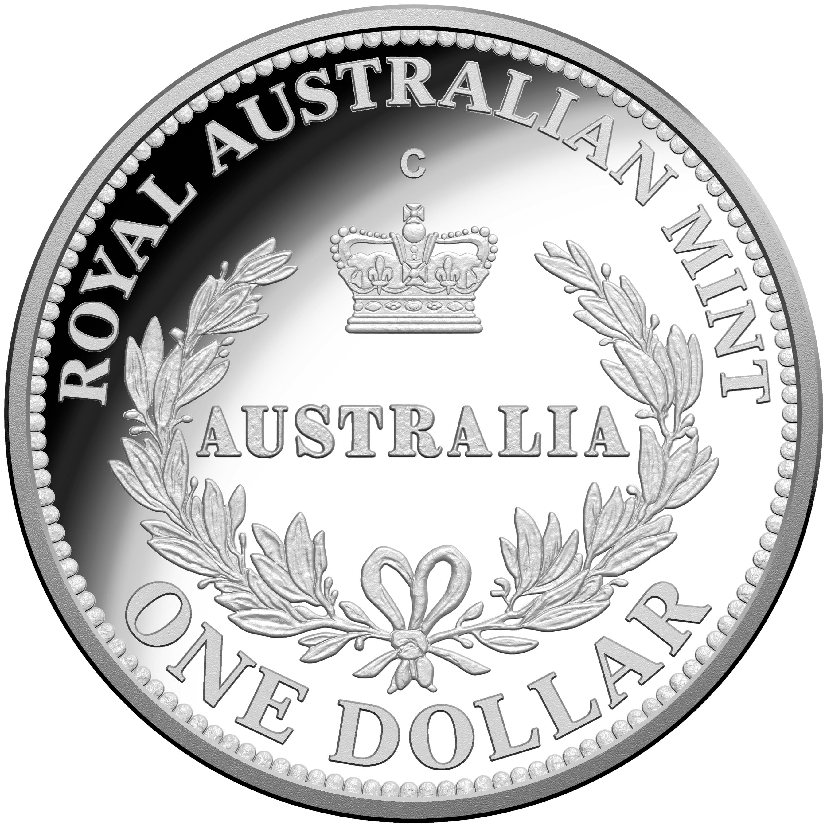 2016 $1 Australia's First Mints Growth From Gold 'C' Mintmark