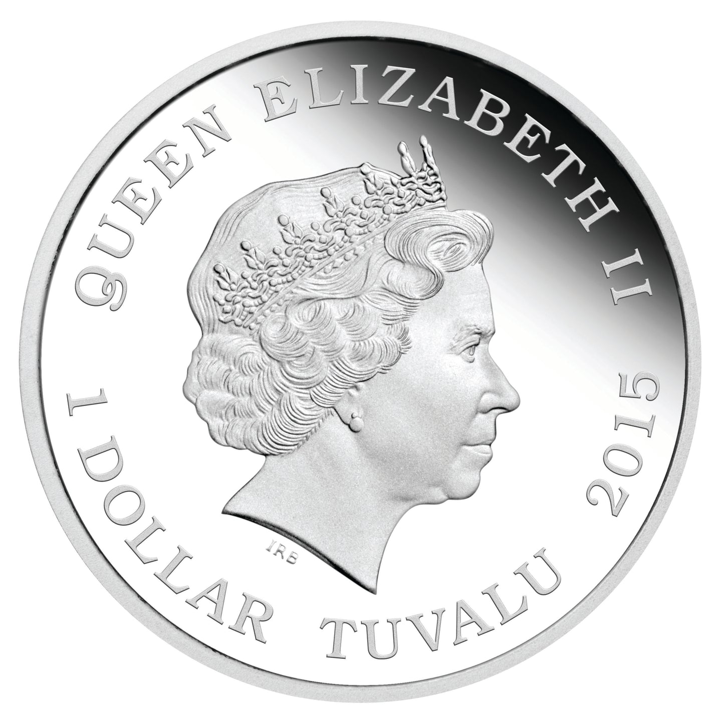 Tuvalu 2016 $1 Star Trek Spock 1oz Silver Coloured Proof Coin