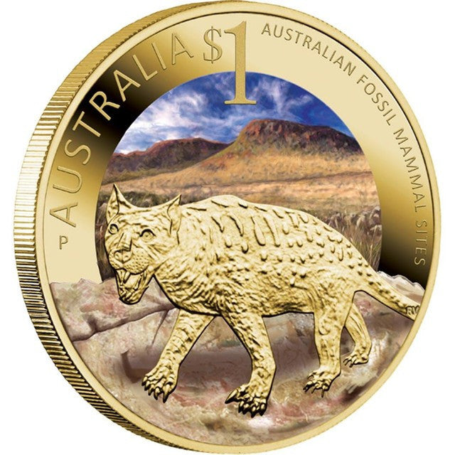 2011 $1 Celebrate Australia World Heritage Site Coloured Uncirculated 5 Coin Set