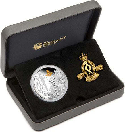 2011 $1 Centenary of RMC Duntroon 1oz Silver Proof Coin and Badge Set