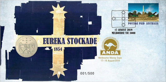 2019 $1 ANDA Melbourne Eureka Stockade PNC