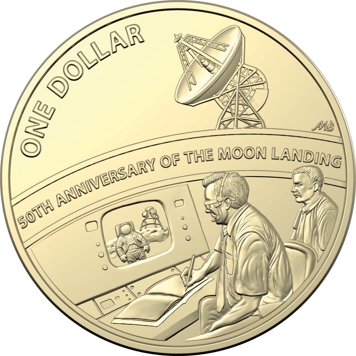 2019 ANDA Melbourne Moon Landing 50th Anniversary 2 Coin PNC