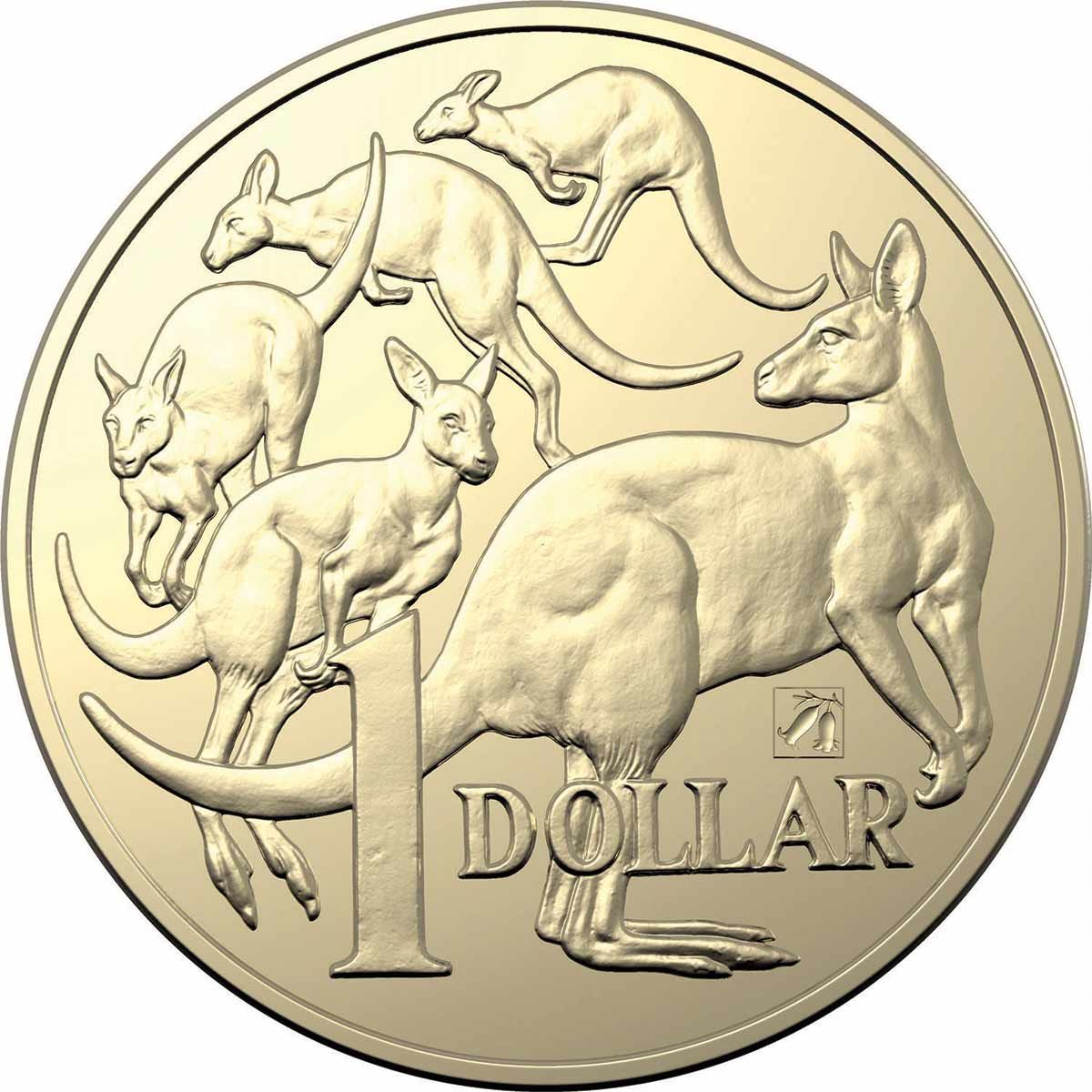 2019 $1 ANDA Melbourne Mob of Roos 'Common Heath' Privy Mark Uncirculated Coin