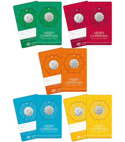 2019 50c Twelve Days of Christmas Uncirculated Coin