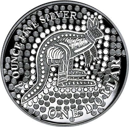 2001 $1 Kangaroo 1oz Silver Proof Coin
