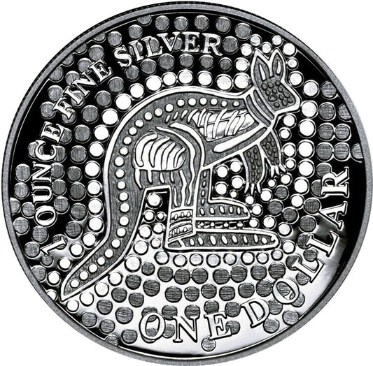 2001 $1 Kangaroo 1oz Silver Proof Coin
