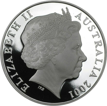 2001 $1 Kangaroo 1oz Silver Proof Coin