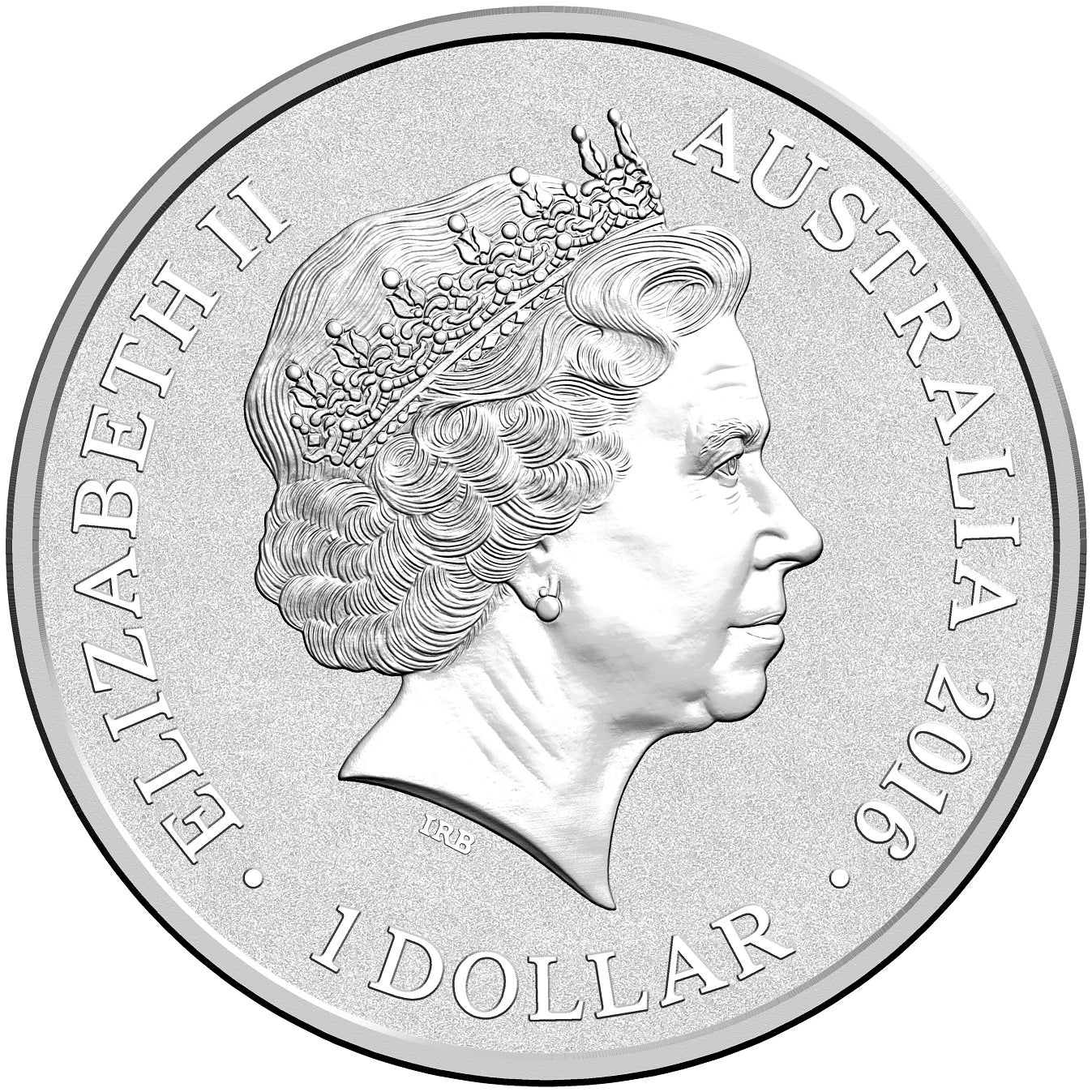 2016 $1 Sydney New Year's Eve 1/2oz Silver Coloured Frosted Uncirculated Coin