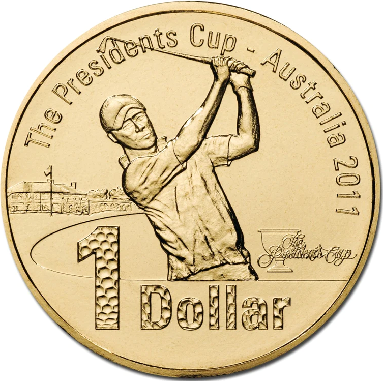 2011 $1 The President's Cup Uncirculated Coin