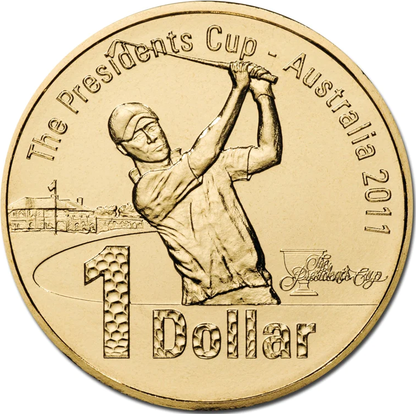 2011 $1 The President's Cup Uncirculated Coin