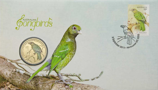 2013 $1 Australian Bird Songbirds PNC