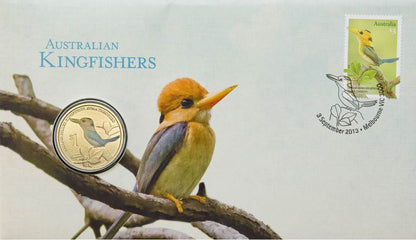 2013 $1 Australian Bird Kingfishers PNC