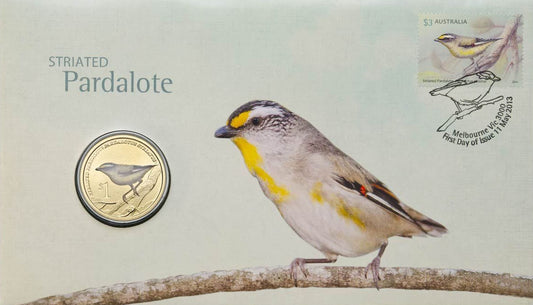 2013 $1 Australian Bird Striated Pardalote PNC