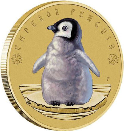2017 $1 Australian Antarctic Territory Emperor Penguins PNC