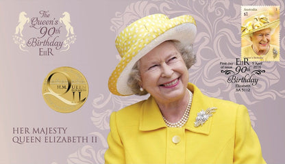 2016 $1 Queen Elizabeth II 90th Birthday PNC