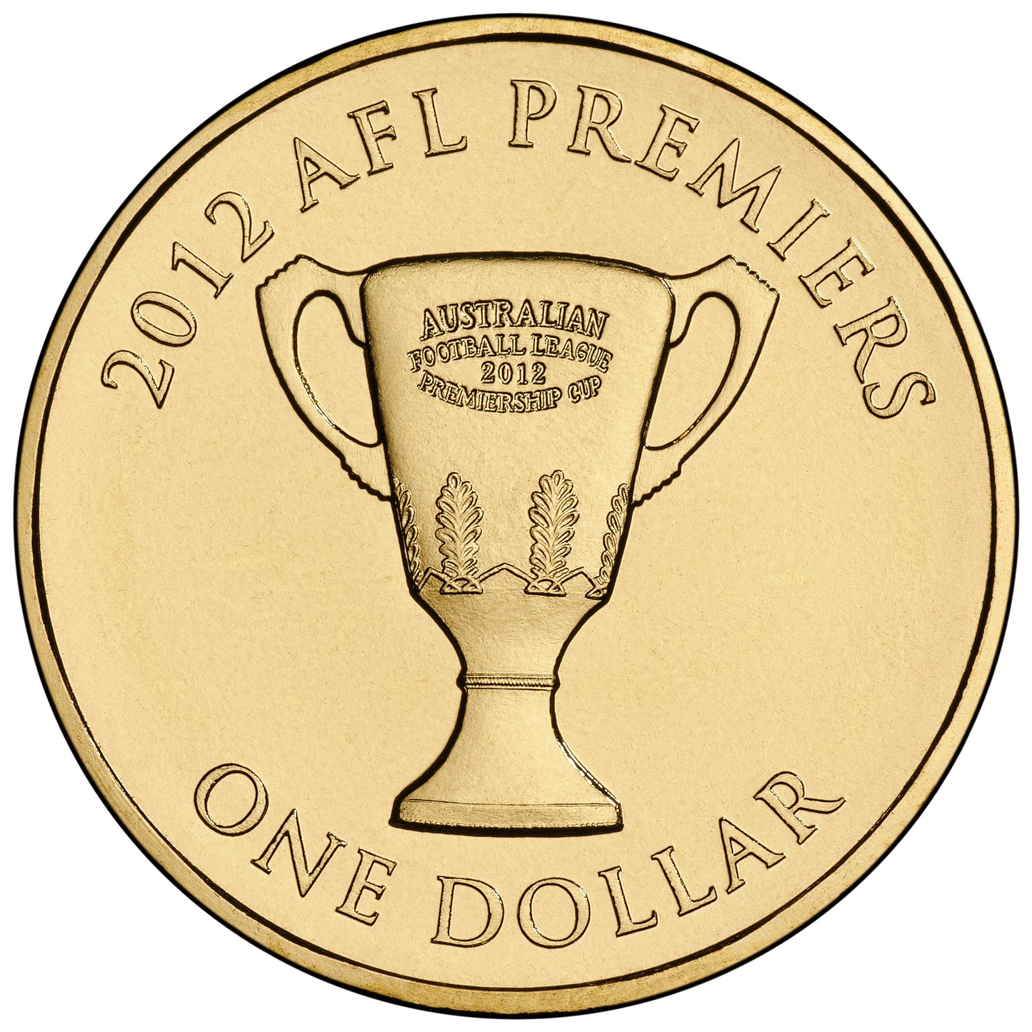 2012 $1 AFL Premiers Club Exclusive Sydney Swans Uncirculated Coin