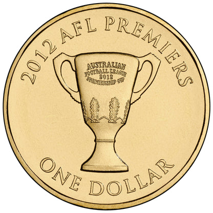 2012 $1 AFL Premiers Club Exclusive Sydney Swans Uncirculated Coin