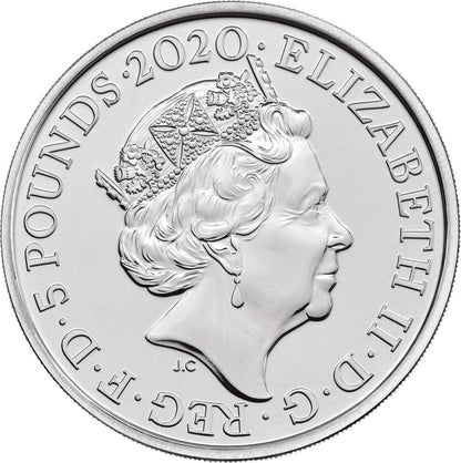 UK 2020 £5 Queen Hot Space Uncirculated Coin