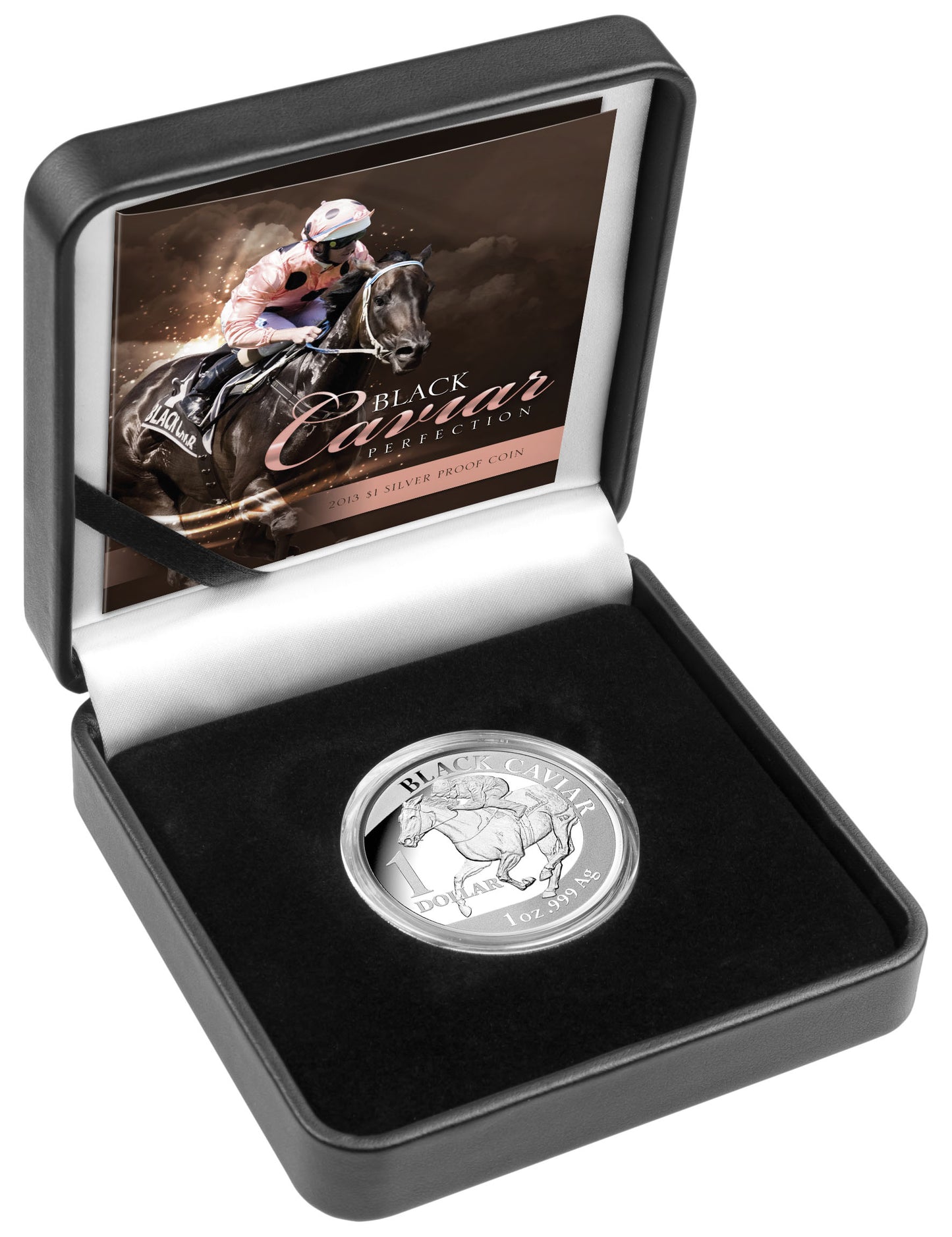2013 $1 Black Caviar 1oz Silver Proof Coin