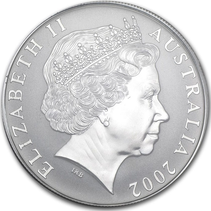 2002 $1 Kangaroo 1oz Silver Uncirculated Coin