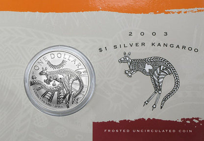 2003 $1 Kangaroo 1oz Silver Uncirculated Coin