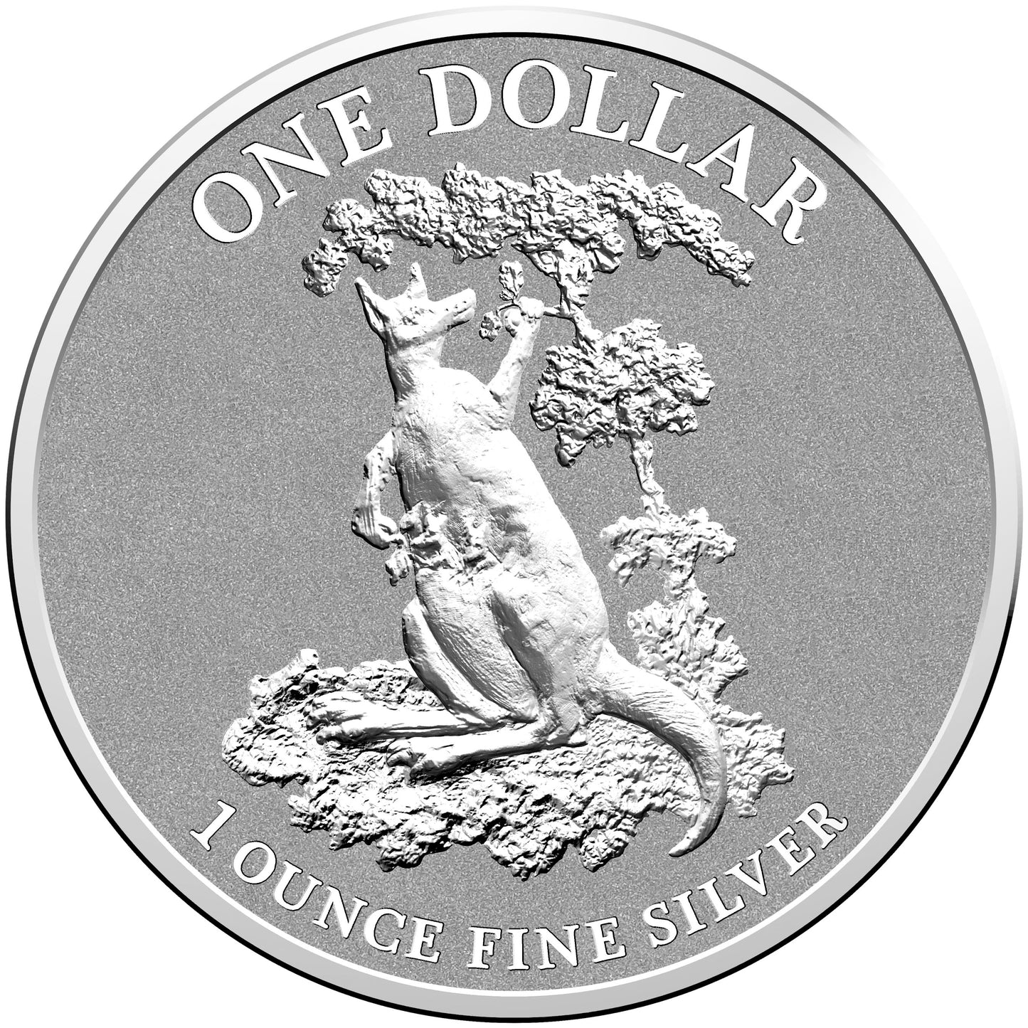 2015 $1 Kangaroo Explorer's First Sightings 1oz Silver Uncirculated Coin