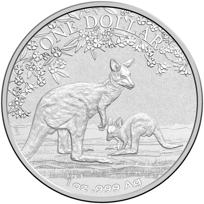 2017 $1 Kangaroo Seasons Change 1oz Silver Uncirculated Coin