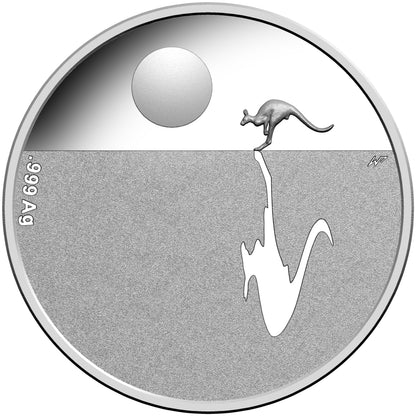 2017 $1 Kangaroo At Sunset Silver Proof Coin