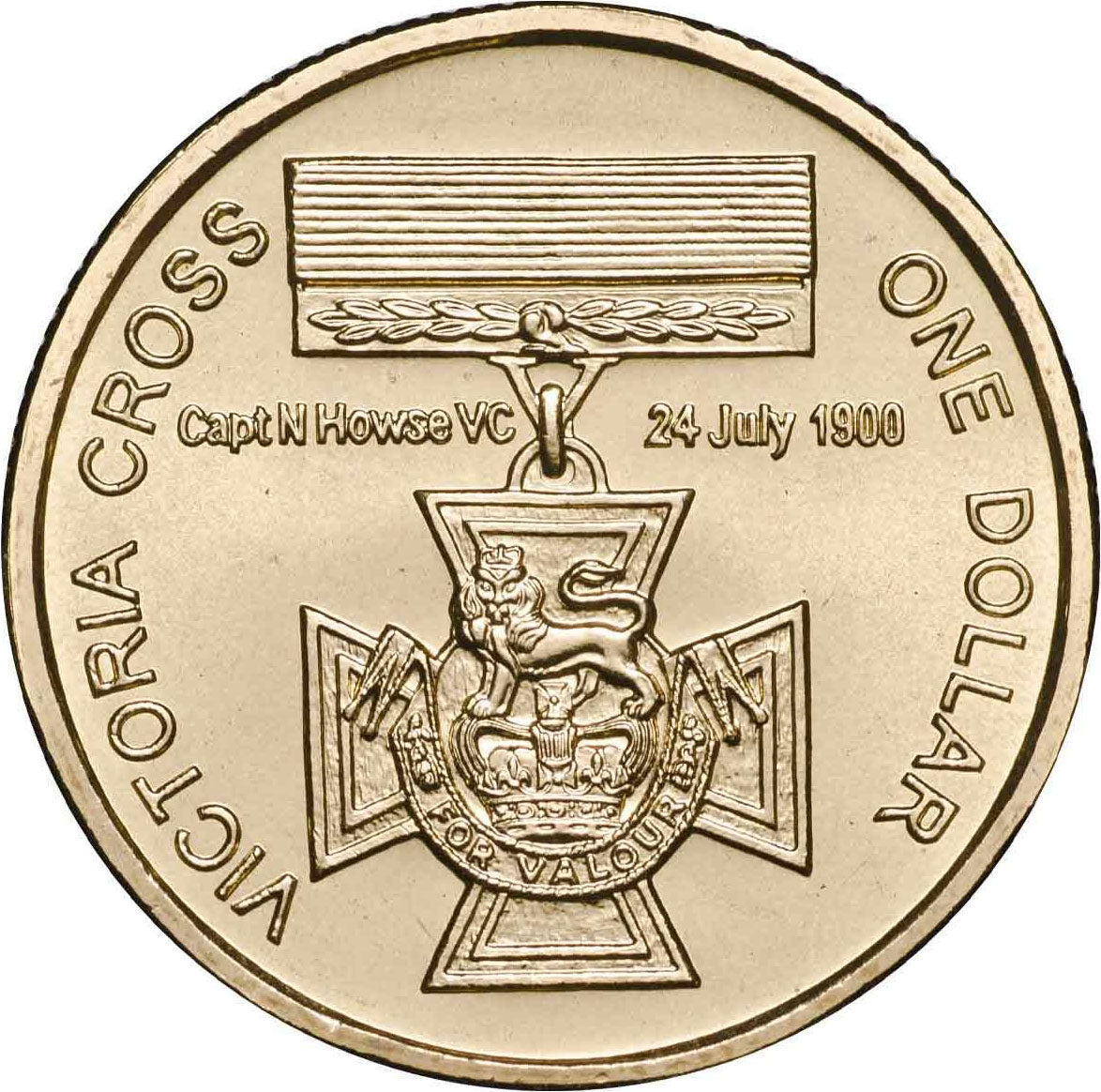2000 $1 Australia's First Victoria Cross Uncirculated Coin