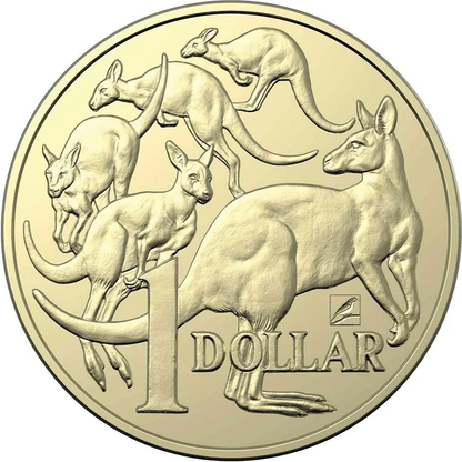 2020 $1 ANDA Melbourne Mob of Roos 'Helmeted Honeyeater' Privy Mark Uncirculated Coin