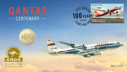 2020 $1 ANDA Sydney QANTAS Centenary PNC